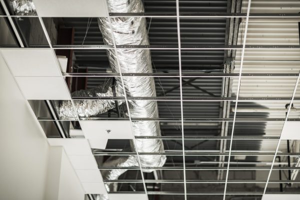 Commercial Building HVAC Ceiling Installation Commercial Building HVAC Ceiling Installation