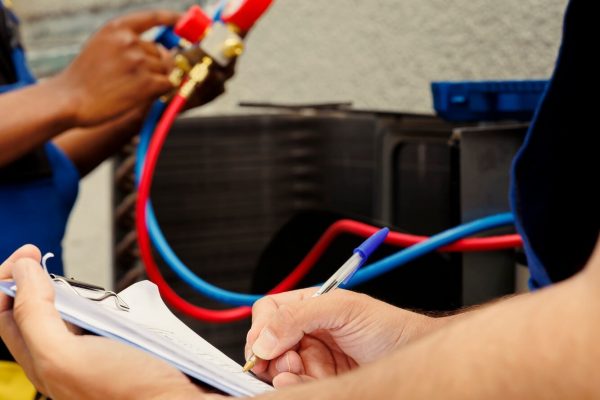 Team tasked to do HVAC system check Team tasked to do HVAC system check